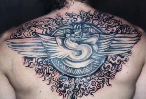 Black/Gray back Piece (Xenovisual)